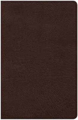 Picture of CSB Ultrathin Bible, Brown Leathertouch, Indexed