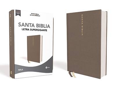 Picture of Nbla Santa Biblia, Letra Supergigante, Tapa Dura/Tela, Gris, Edición Letra Roja