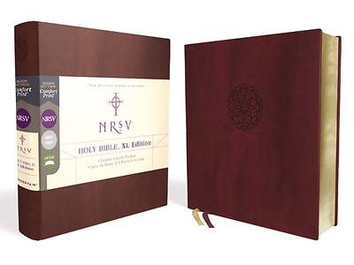 Picture of NRSV, Holy Bible, XL Edition, Leathersoft, Burgundy, Comfort Print