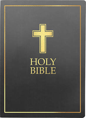 KJV Sword Bible, Giant Print, Black Ultrasoft, Cross Design