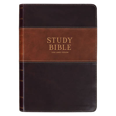 Picture of KJV Study Bible (Faux Leather, Two-Tone Brown)