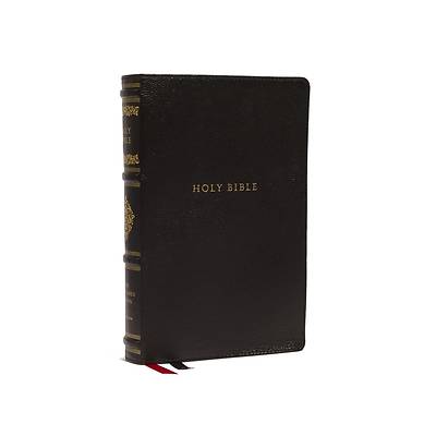 Picture of Nkjv, Personal Size Reference Bible, Sovereign Collection, Genuine Leather, Black, Red Letter, Comfort Print