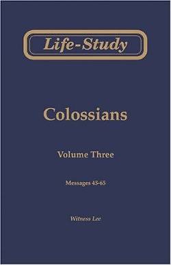 Picture of Life-Study of Colossians