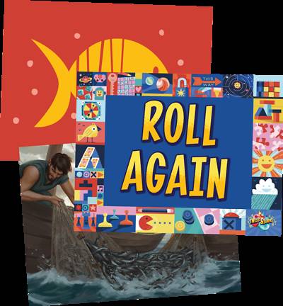 Picture of Vacation Bible School VBS 2023 Twists & Turns Giant Inflatable Game Cube Inserts