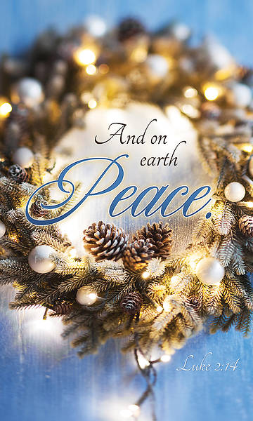 Picture of And On Earth Peace Christmas Banner 3 x 5 Fabric
