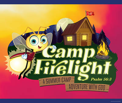 Picture of Vacation Bible School (VBS) 2024 Camp Firelight Large Logo Poster