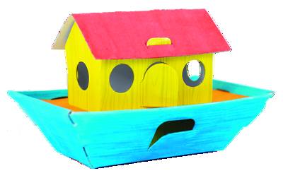 Picture of Vacation Bible School VBS 2021 God Rescues Us Ark Craft Pkg of 12