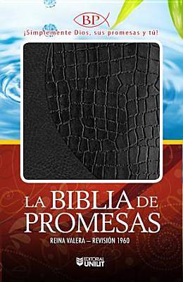 Picture of Biblia de Promesas / DOS Tonos/ Piel ESP./ Negra/ Croc