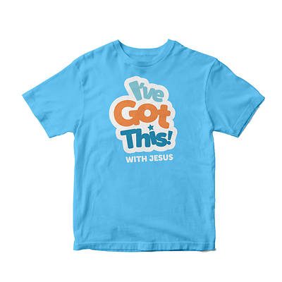 Picture of Vacation Bible School VBS 2022 I've Got This With Jesus T-shirt (Child's Medium) - Cyan