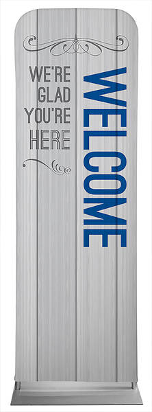 Picture of Welcome Painted Wood Sleeve Banner