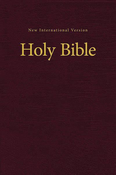 Picture of NIV Pew and Worship Bible Burgundy - Case of 18