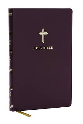 Picture of KJV Holy Bible, Ultra Thinline, Burgundy Bonded Leather, Red Letter, Comfort Print