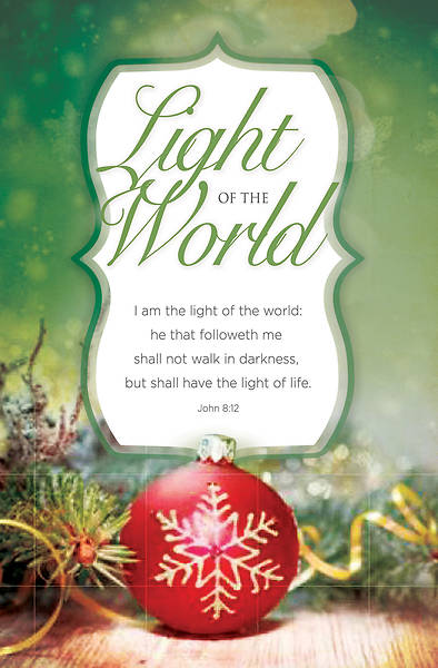 Picture of The Light of the World Christmas Bulletin - Pack of 100
