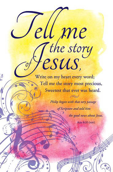 Picture of Tell Me The Story of Jesus General Regular Size Bulletin