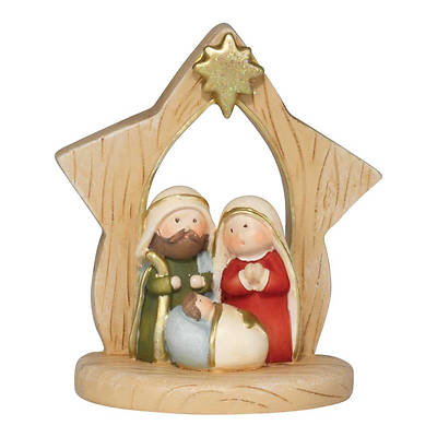 Picture of Holy Family Figurine in Star - 1 pc