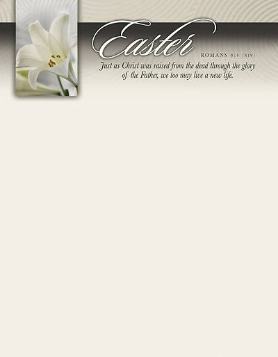 Picture of We May Live a New Life Letterhead