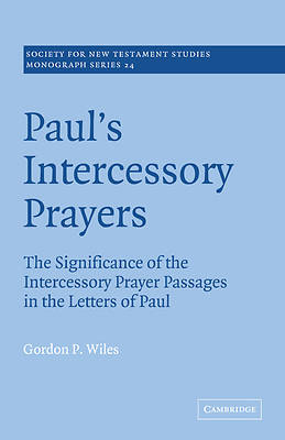 Picture of Paul's Intercessory Prayers