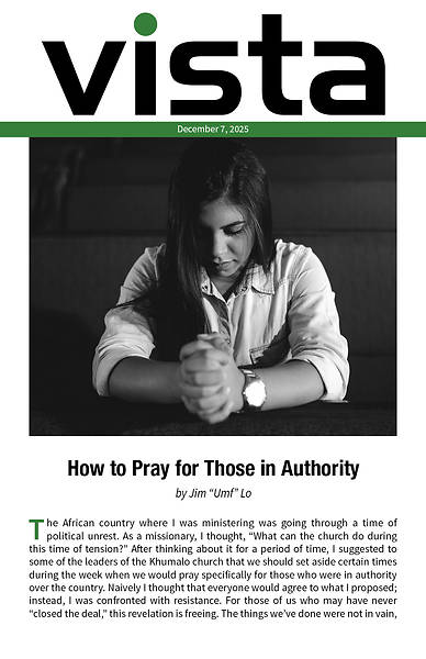 Wesley Adult Vista Take Home Papers Winter 2025-2026