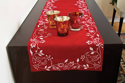 Picture of Doves of Peace Holiday Table Runner