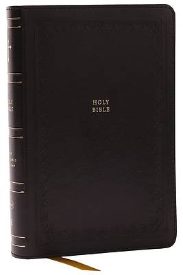 Picture of Nkjv, Compact Paragraph-Style Reference Bible, Leathersoft, Black, Red Letter, Comfort Print