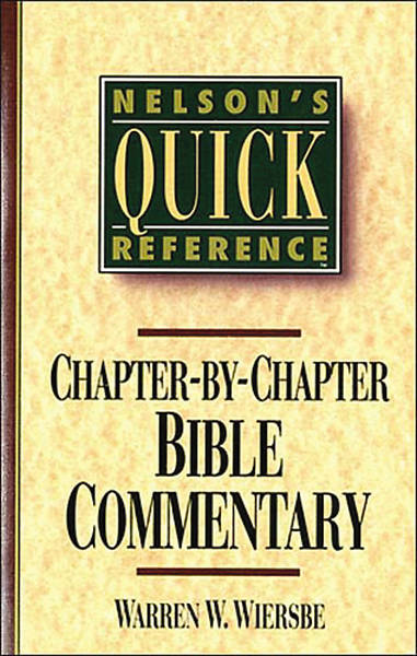 Picture of Nelson's Quick Reference Chapter-By-Chapter Bible Commentary