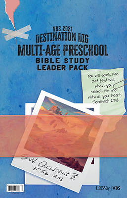 Picture of Vacation Bible School VBS 2021 Destination Dig Unearthing the Truth About Jesus Multi-age Preschool Bible Study Leader Pack