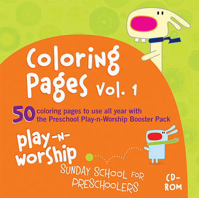 Picture of Play-n-Worship Coloring Pages for Preschool Volume 1 CD-ROM