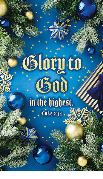 Picture of Banner Christmas Glory to God in the Highest 3x5 Fabric