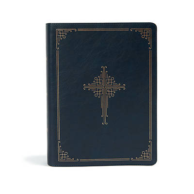 Picture of CSB Ancient Faith Study Bible, Navy Leathertouch