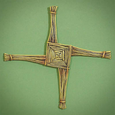 Picture of St. Brigid's Cross with Card