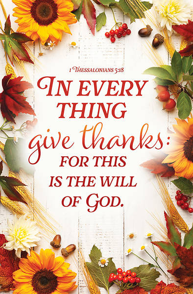 Picture of In Every Thing Give Thanksgiving Bulletin Regular