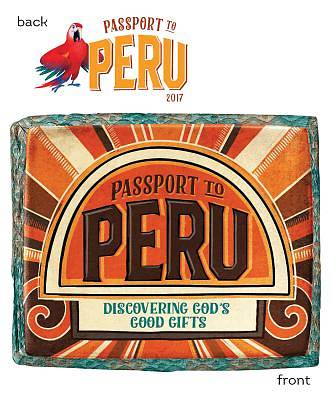 Picture of Vacation Bible School (VBS) 2017 Passport to Peru Passport to Peru Iron-On Transfers (Pkg. of 10)