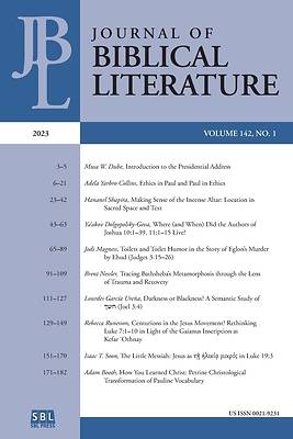 Picture of Journal of Biblical Literature 142.1 (2023)