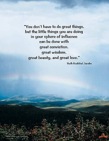 Picture of Choir Posters Ruth K. Jacobs Quote