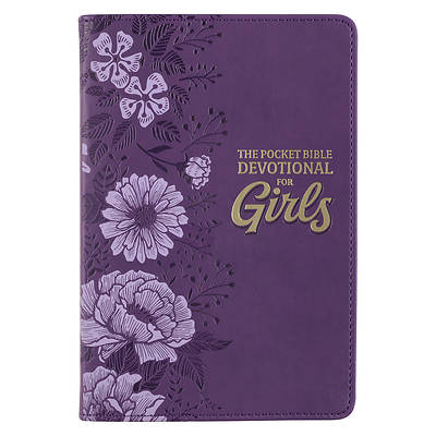 Picture of Pocket Bible Devotional for Girls Faux Leather
