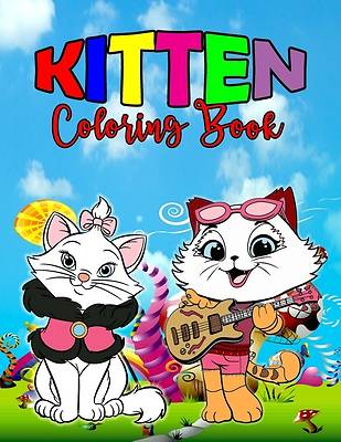 Picture of Kitten Coloring Book