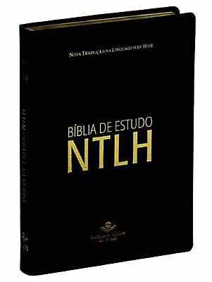 Picture of Portuguese Study Bible Ntlh (Black)