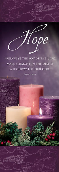 Picture of Advent Week 1 2' x 6' Fabric Banner Isaiah 40:3