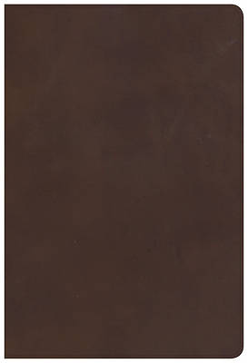 Picture of KJV Giant Print Reference Bible, Brown Genuine Leather, Indexed