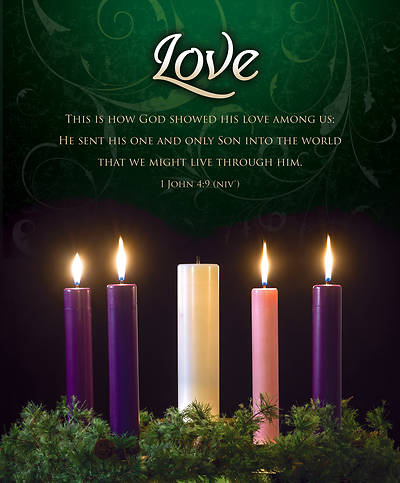 Picture of Love Advent Week 4 Legal Size Bulletin