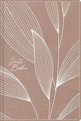 Picture of Nbla Santa Biblia Edicion Versificada Tamano Bolsillo Leathersoft Oro Rosa Palabras de Jesus En Rojo Comfort Print Con Cierre