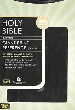 Picture of Giant Print Reference Bible