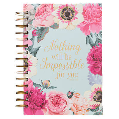 Picture of Large Wire Journal Nothing Will Be Impossible for You