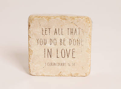 Picture of Let All That You Do Stone Plaque
