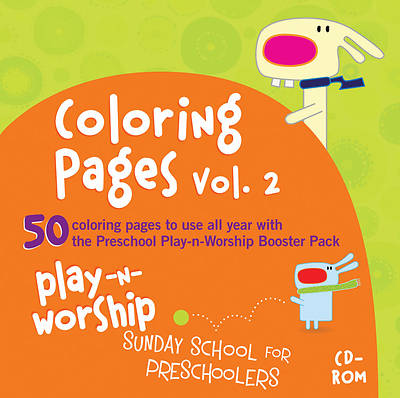 Picture of Play-n-Worship Coloring Pages for Preschool Volume 2 CD-ROM