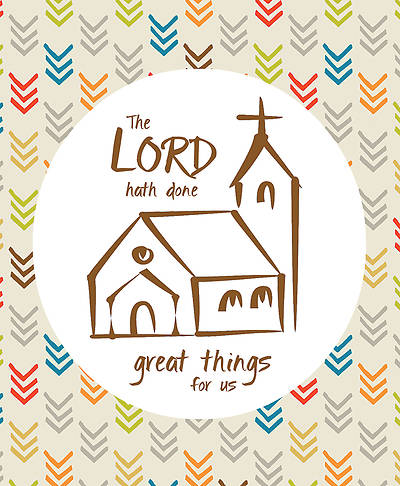 Picture of The Lord Hath Done Great Things for Us Anniversary Legal Size Bulletin