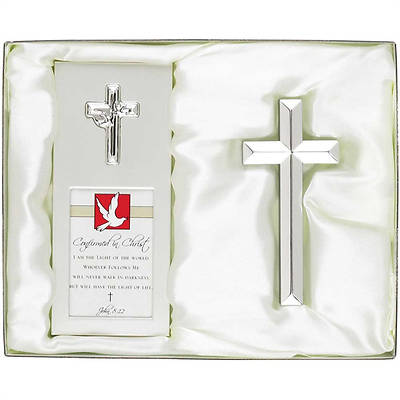 Picture of Aluminum Photo Frame and Cross Set
