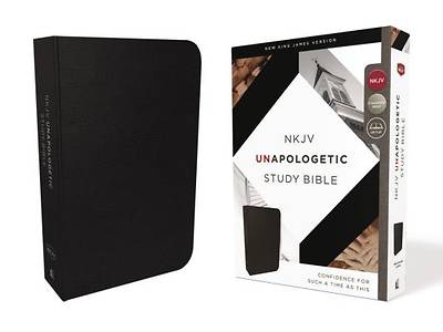 Picture of NKJV, Unapologetic Study Bible, Bonded Leather, Black, Red Letter Edition