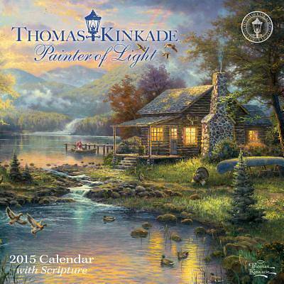 Picture of Thomas Kinkade Painter of Light with Scripture 2015 Mini Wall Calendar