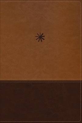 Picture of Nbla Biblia Cronologica de Estudio Interior a Cuatro Colores Leathersoft DOS Tonos Cafe Comfort Print